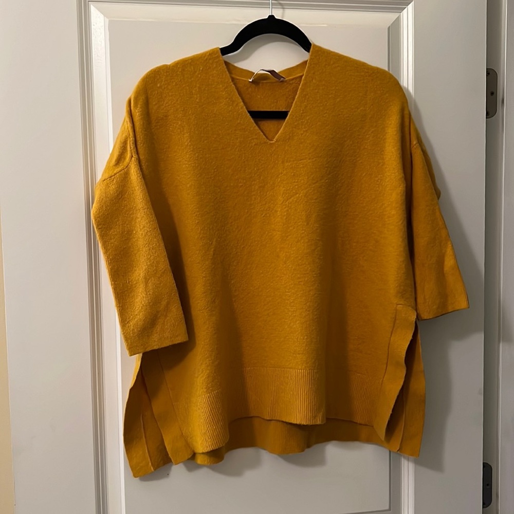Mustard yellow LOFT sweater